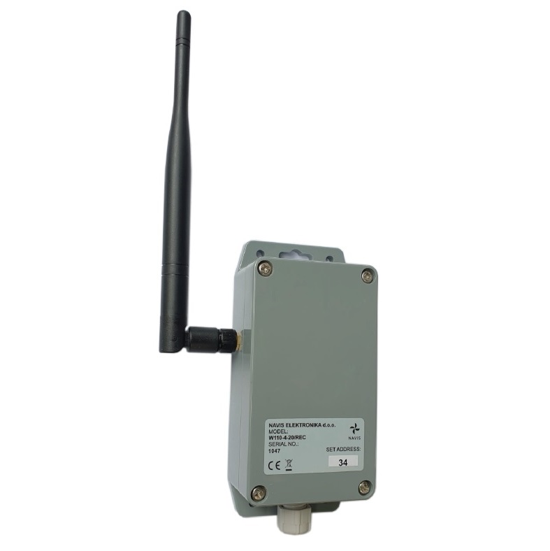 LW110-4-20/REC - LONG RANGE WIRELESS TANK LEVEL RECEIVER WITH 4-20 mA OUTPUTS
